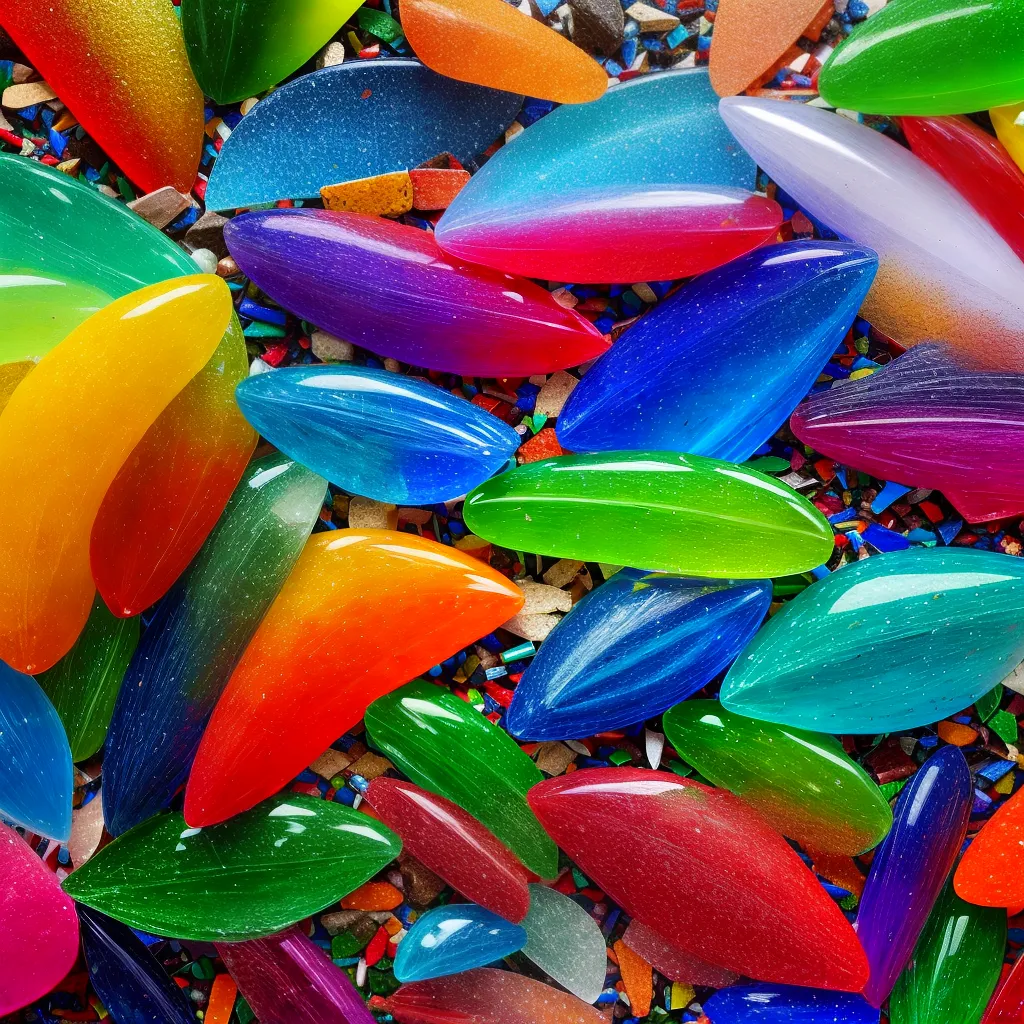 mosaico reciclado plastico arte sustentabilidade