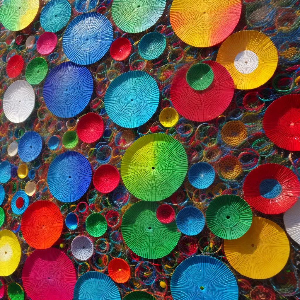 arte reciclada mosaico plastico