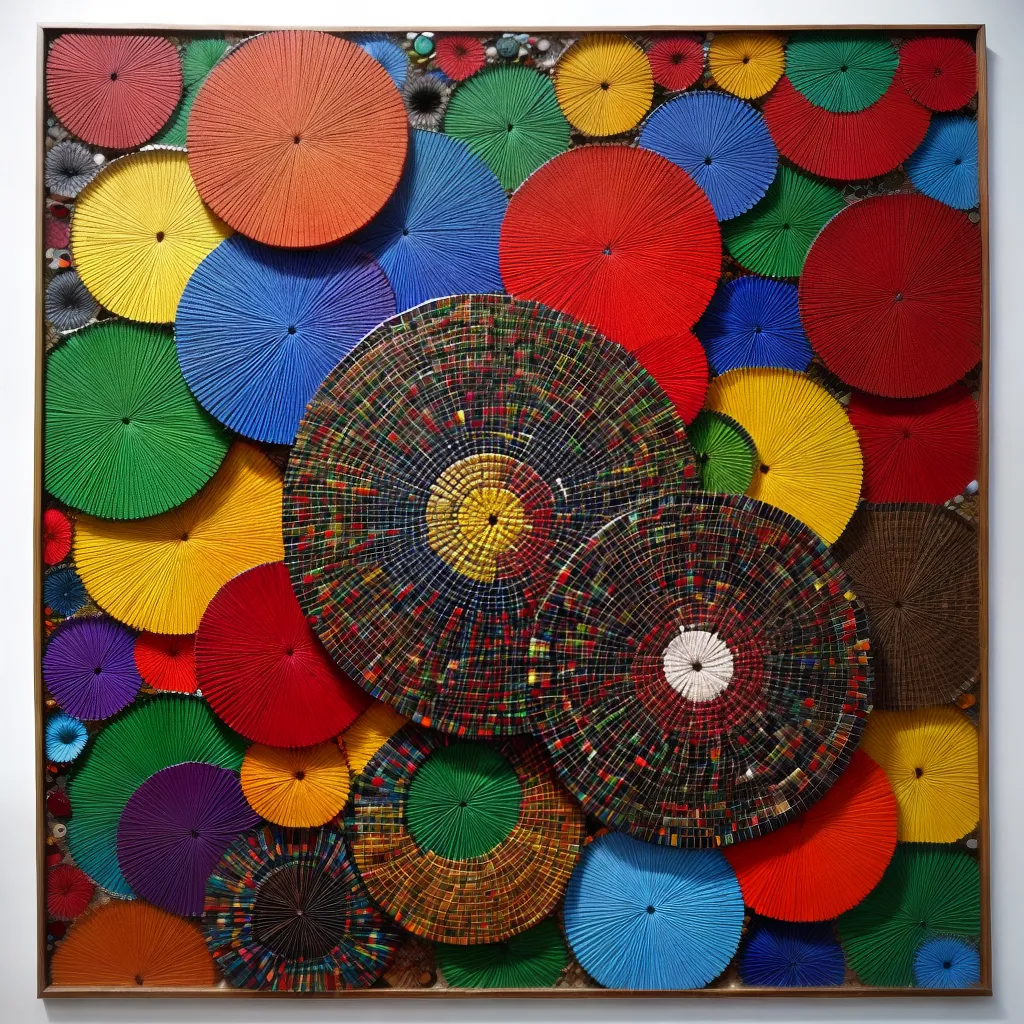 mosaico reciclado arte sustentavel 1