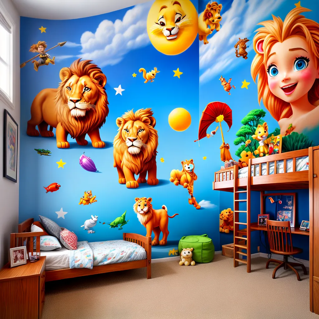 quarto infantil tematico filmes