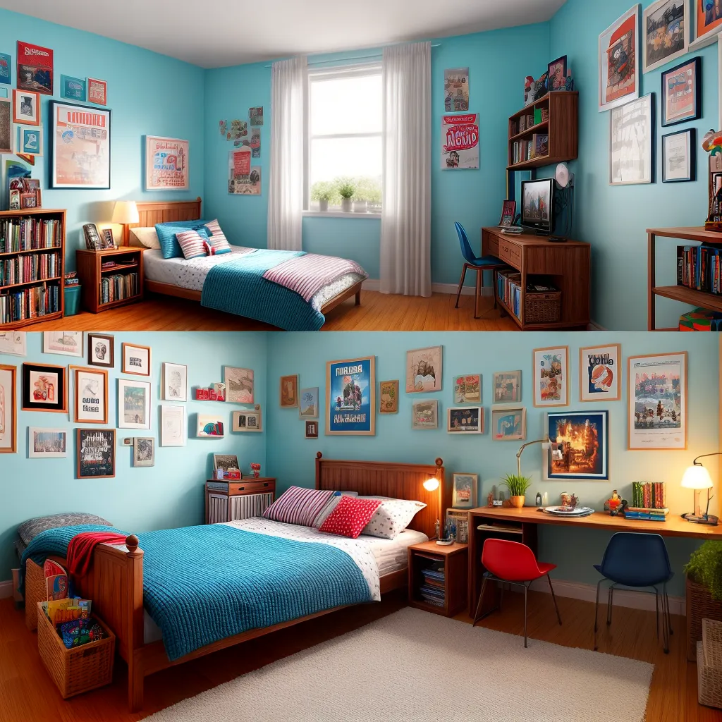 quarto infantil tema cinema 2
