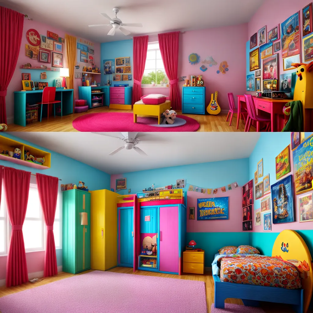 quarto infantil tema cinema 4