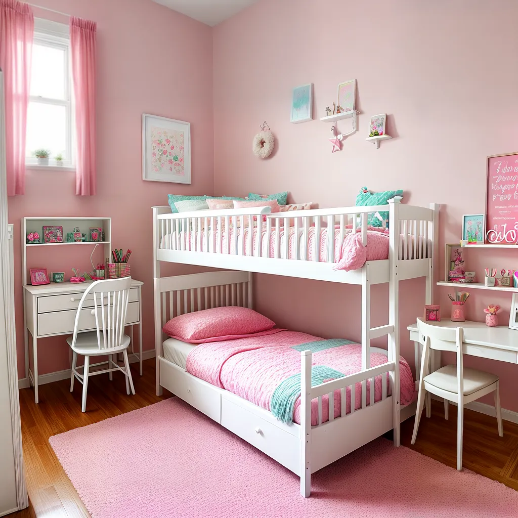 quarto menina pastel decorado