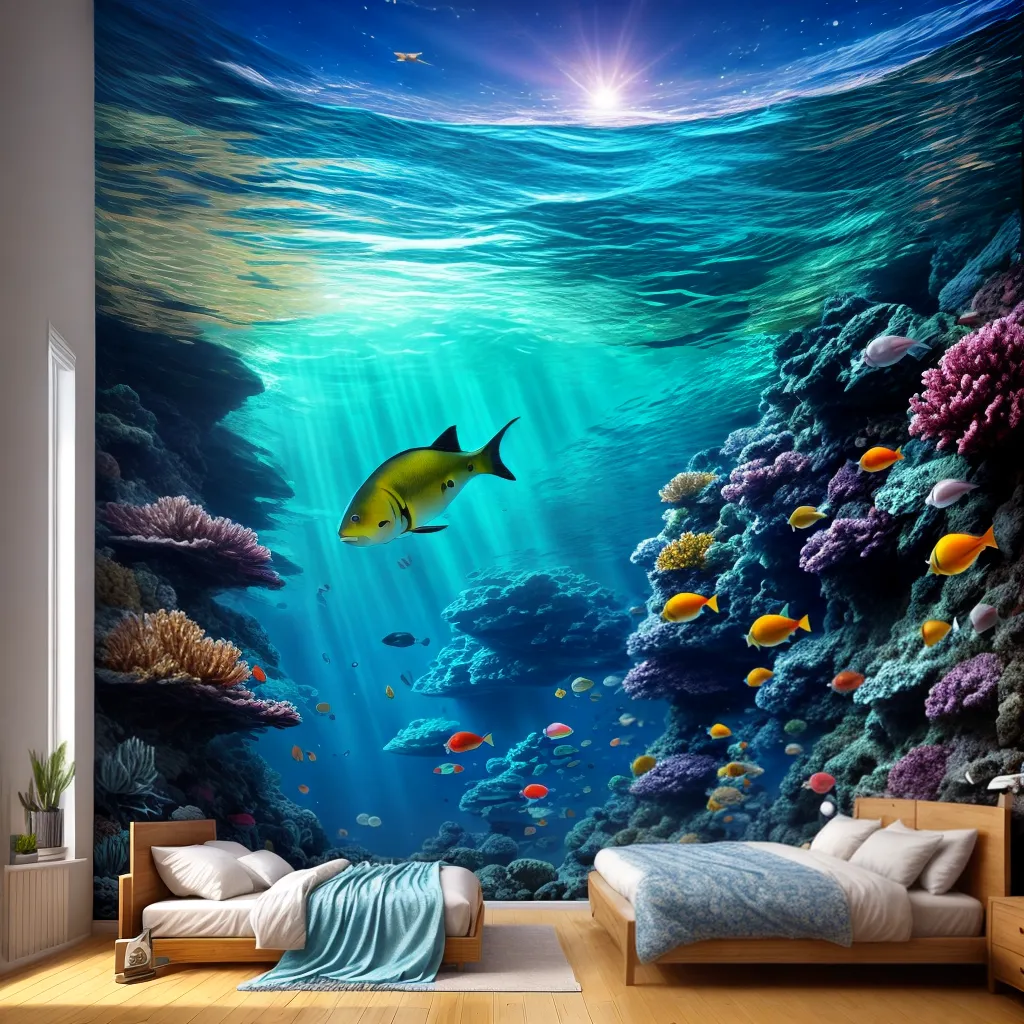 mundo submarino infantil mural mundo submarino infantil mural