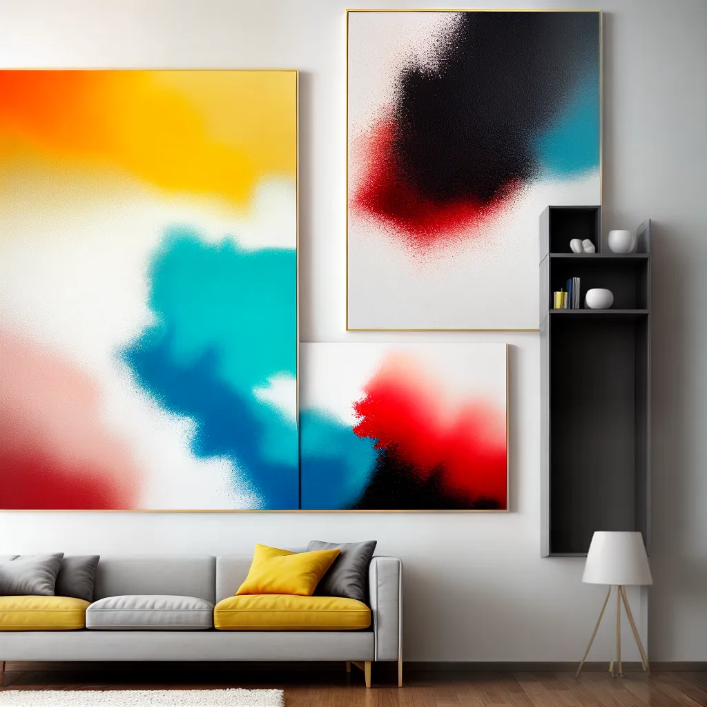 pintura abstrata cores energia decoracao 1