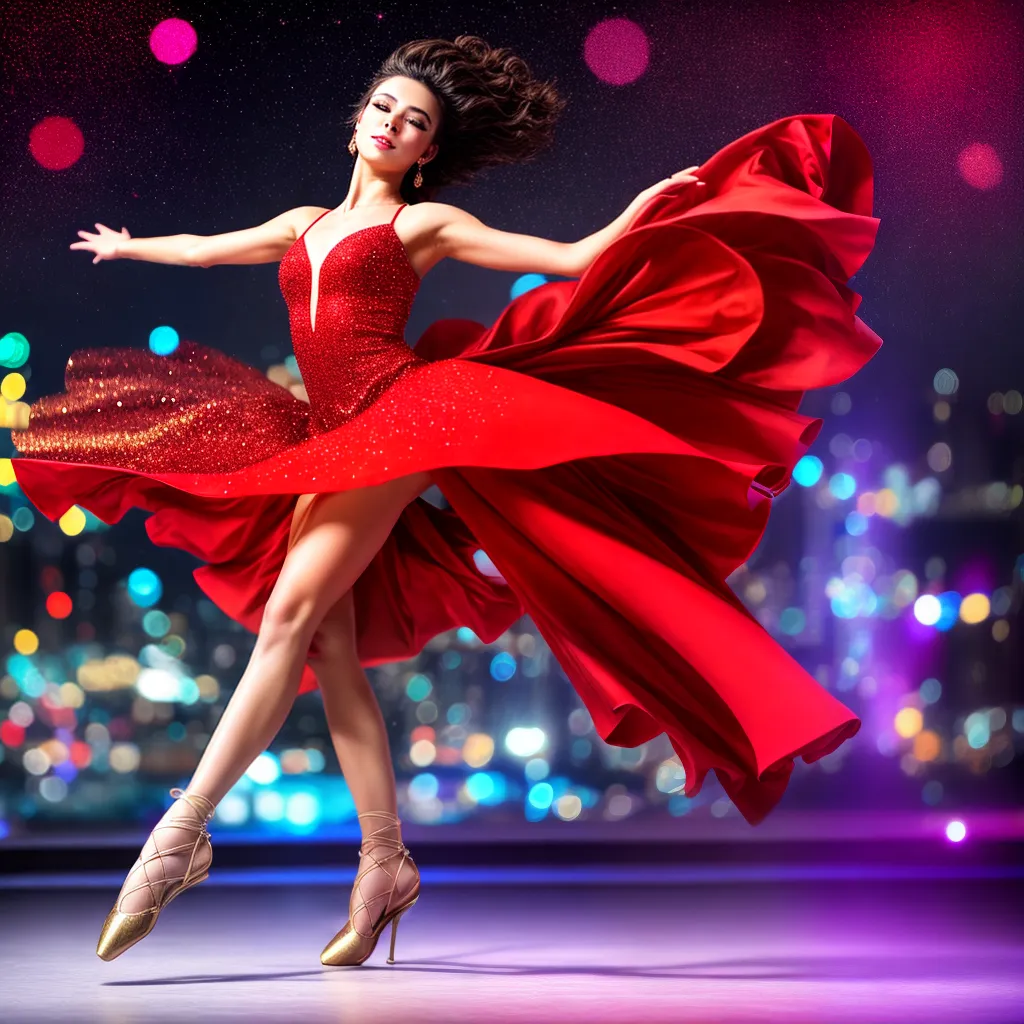papel de parede danca silhueta cidade