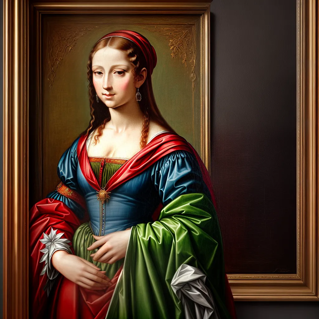 pintura renascentista sala moderna