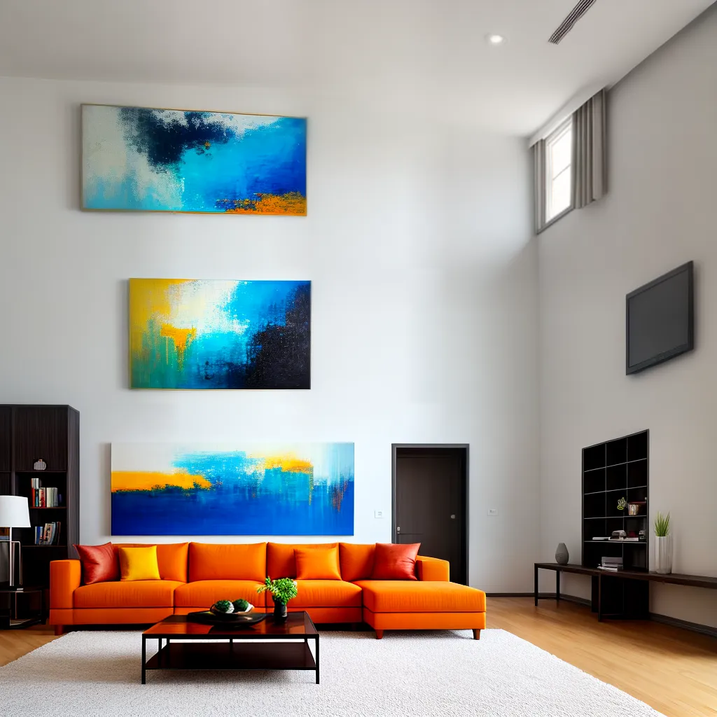sala estar pintura abstrata moderna sala estar pintura abstrata moderna