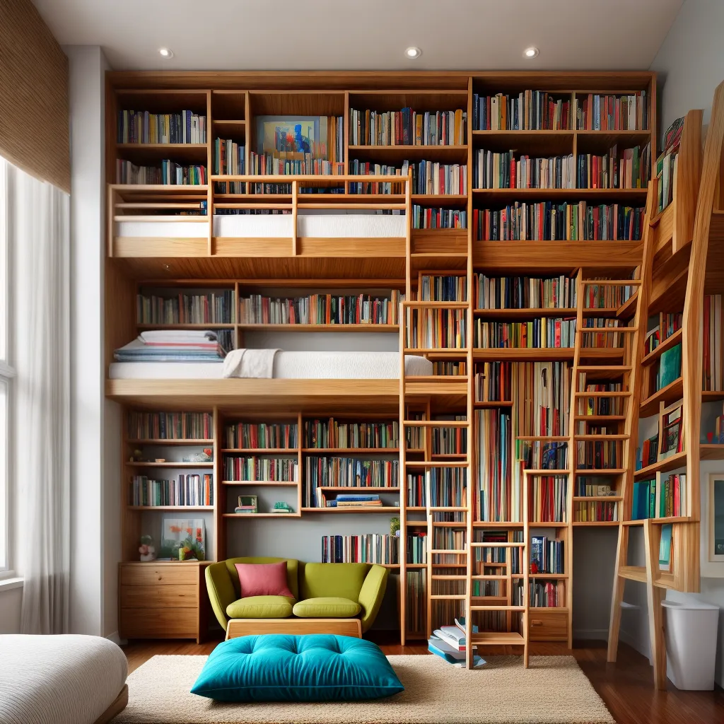 quarto infantil livros ilustracoes leitura