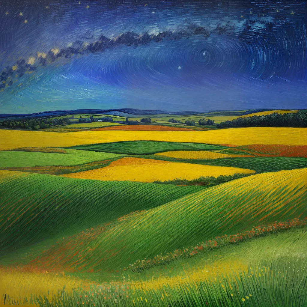 pintura van gogh noite estrelada pintura van gogh noite estrelada