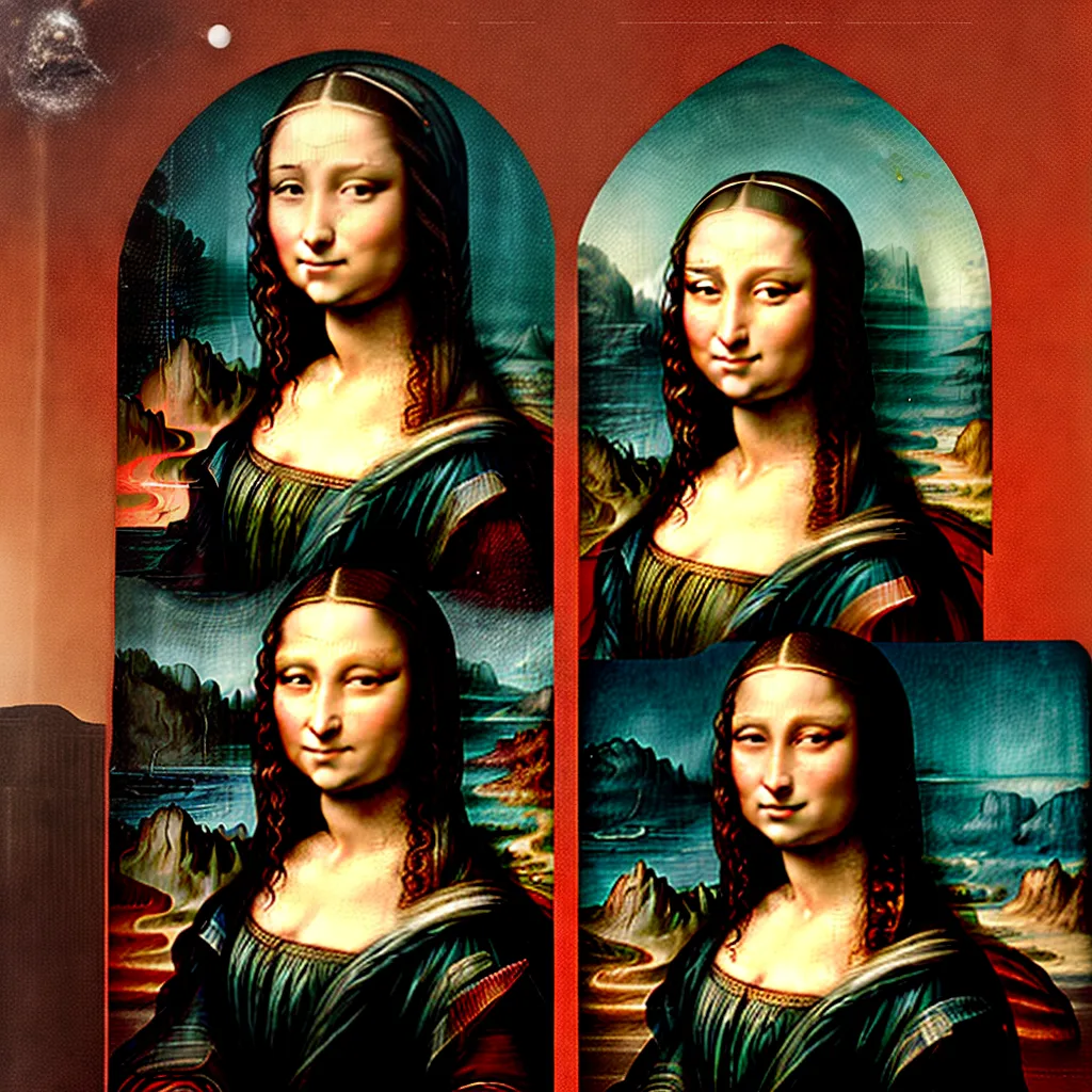 papel de parede obras arte iconicas 1
