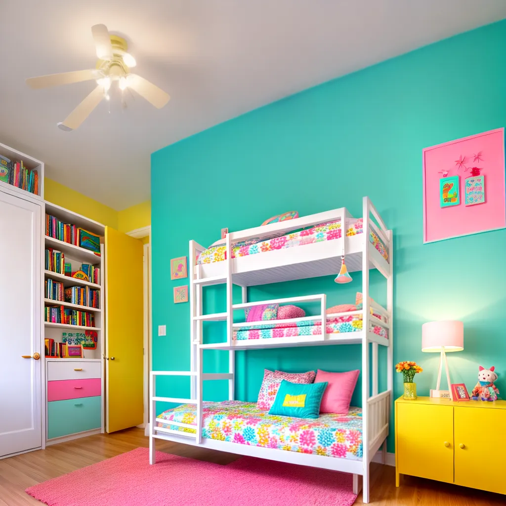 quarto infantil colorido brinquedos decoracao