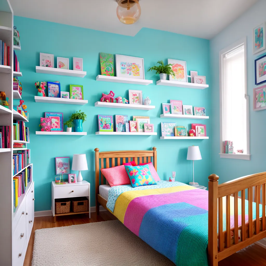quarto infantil colorido animais 3