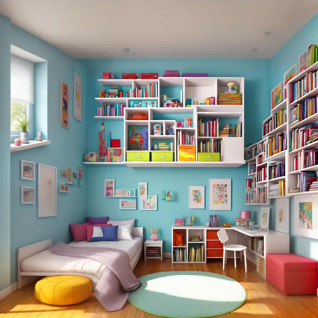 quarto infantil colorido alegria 2