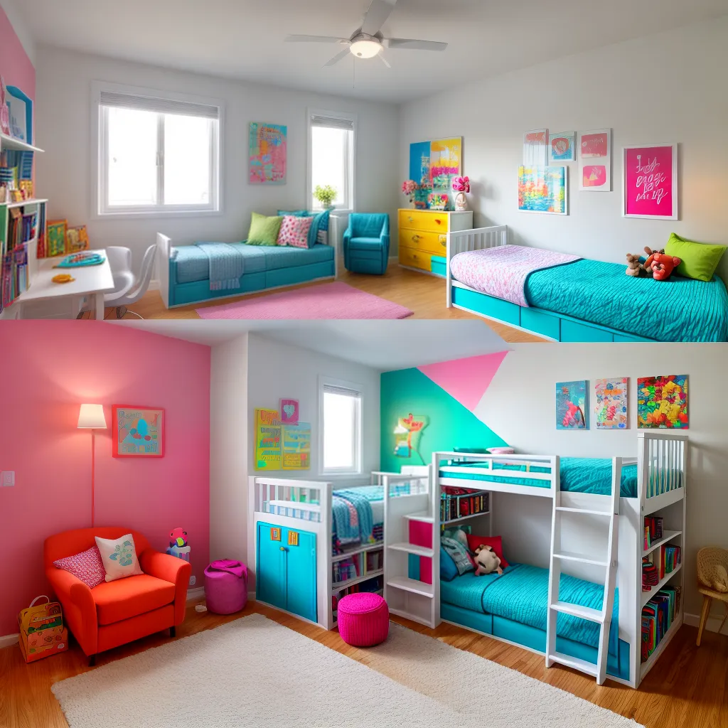 quarto infantil colorido brinquedos leitura 1