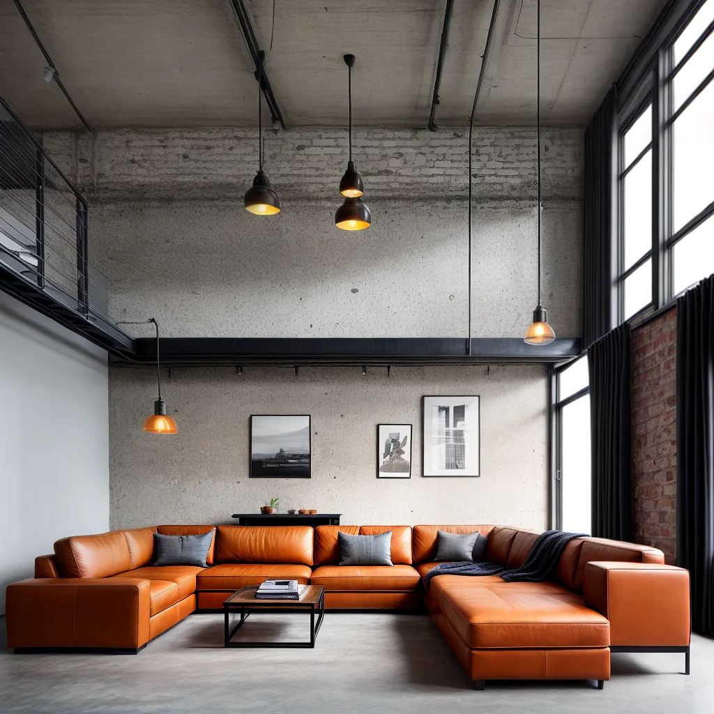 sala industrial tijolos sofa vintage sala industrial tijolos sofa vintage