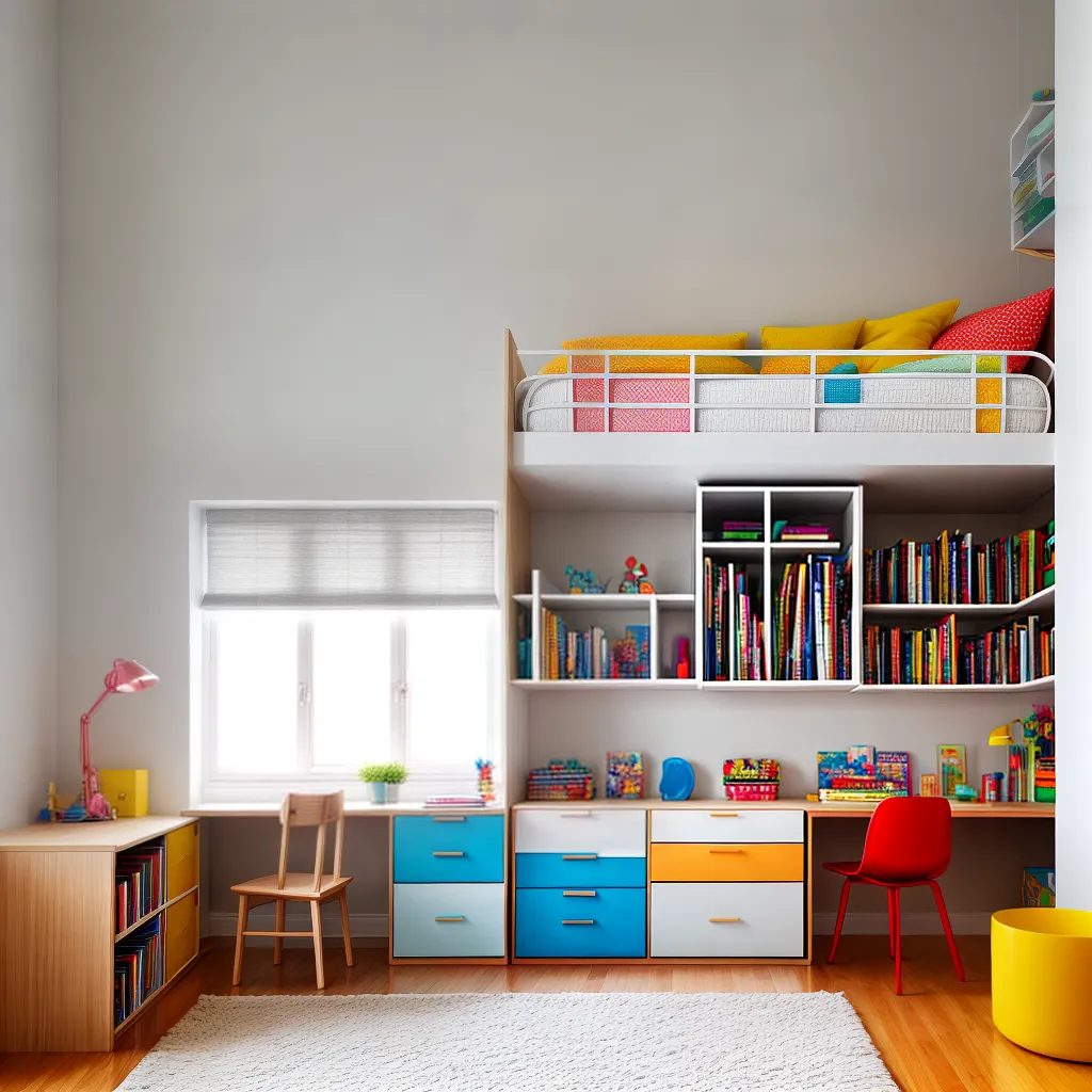 quarto infantil organizado livros brinquedos 1