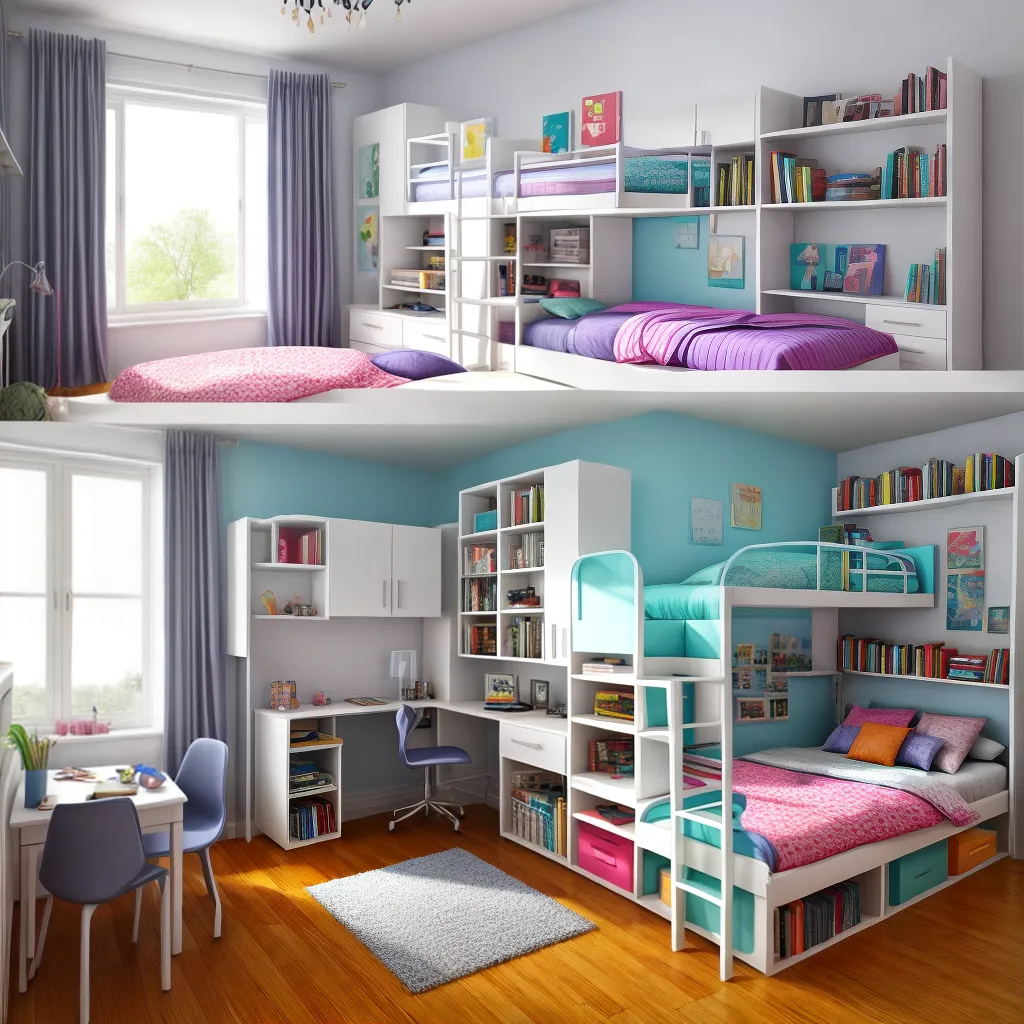 quarto infantil colorido organizado 9
