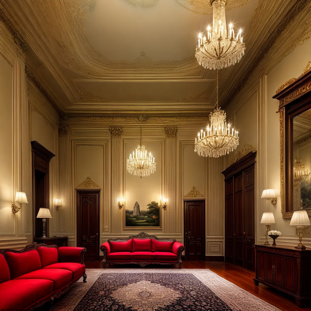 sala arte classica elegante