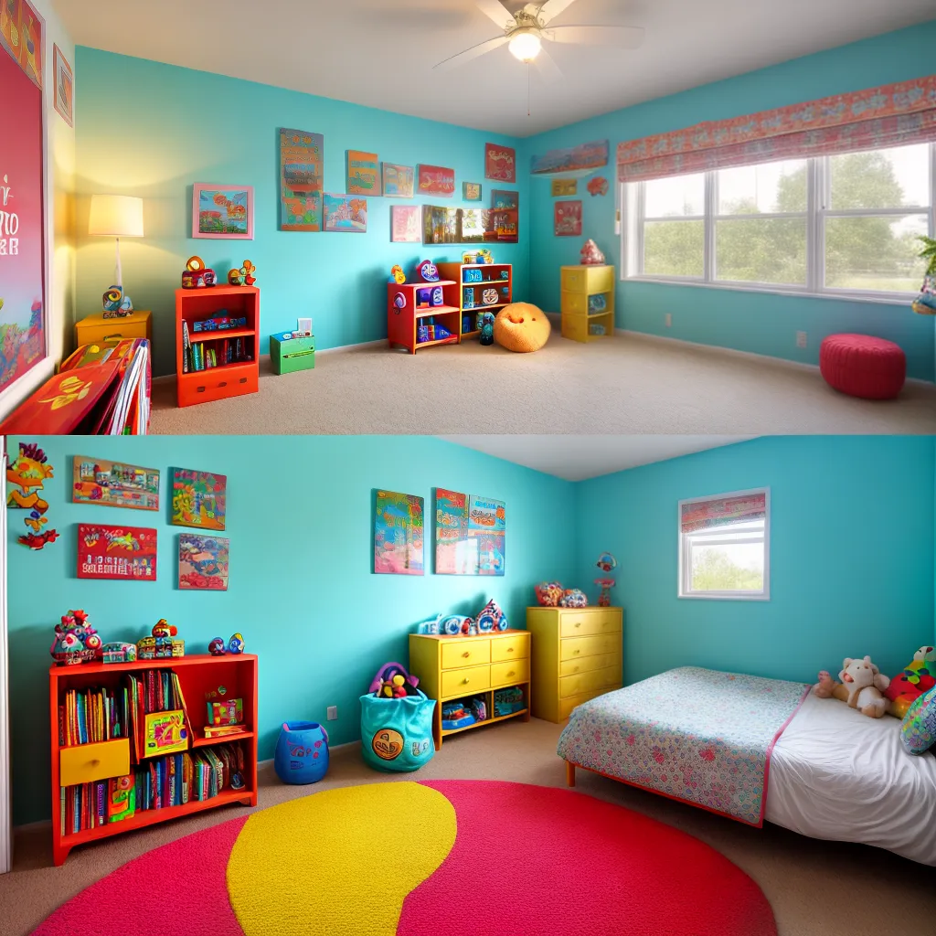 quarto infantil colorido divertido quarto infantil colorido divertido