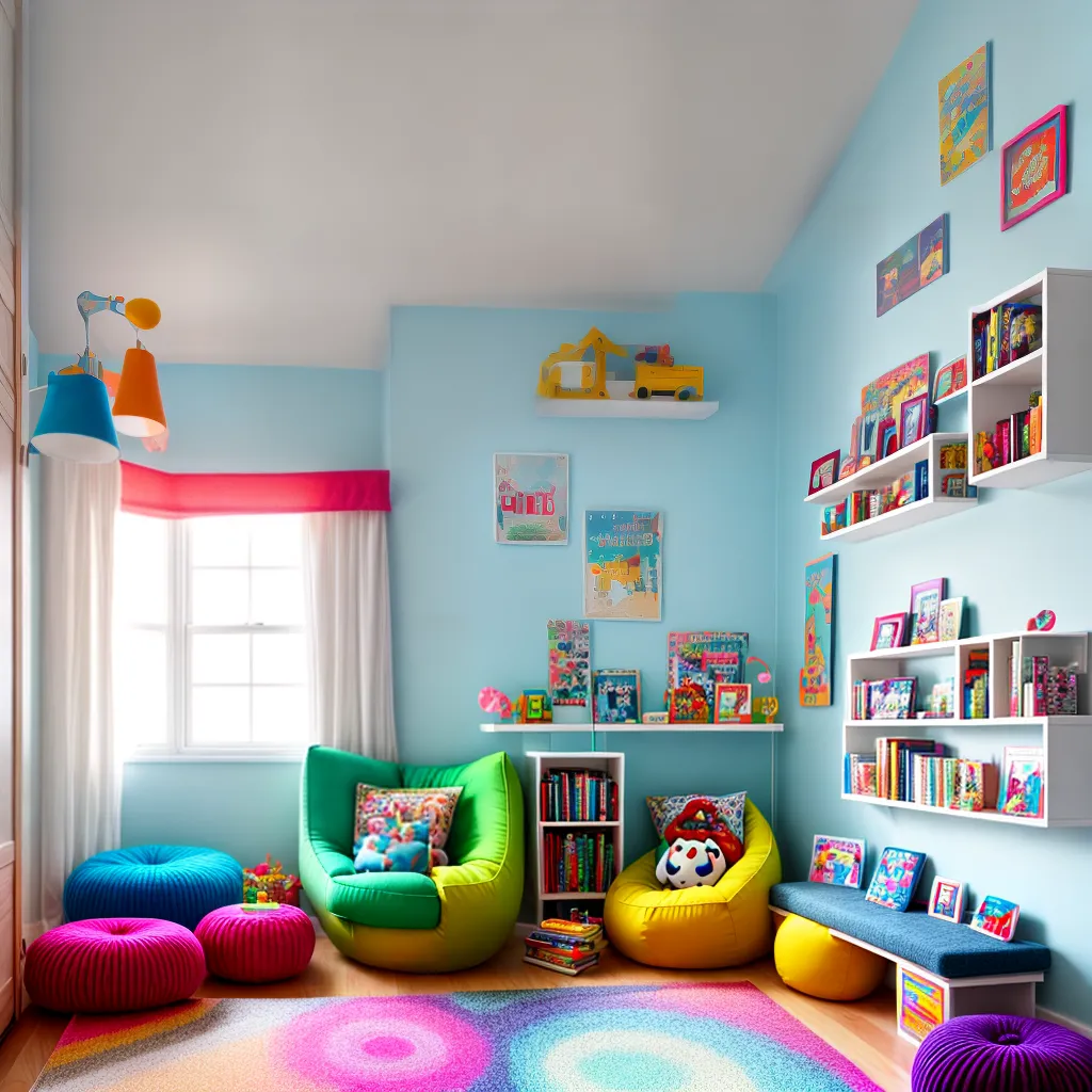 quarto infantil colorido brinquedos leitura quarto infantil colorido brinquedos leitura