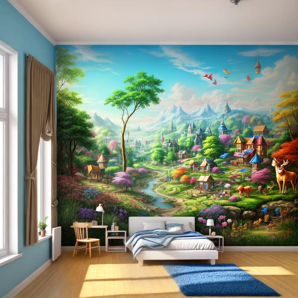 mural infantil animais flores floresta mural infantil animais flores floresta