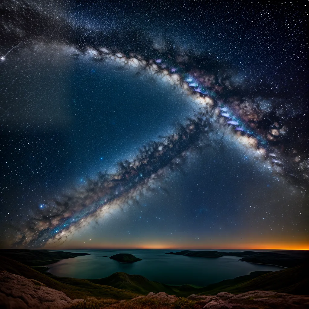 ceu estrelado milky way astronomia
