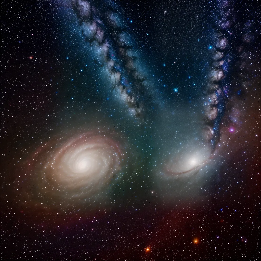 galaxia estrelas cosmos brilho fundo