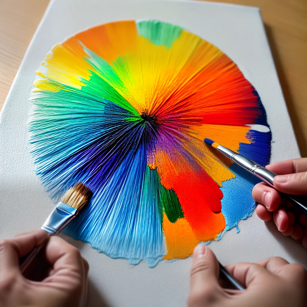 arte pincel mao colorido criatividade arte pincel mao colorido criatividade
