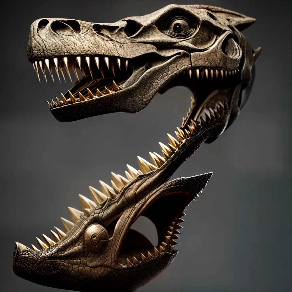 fossil tyrannosaurus rex skull