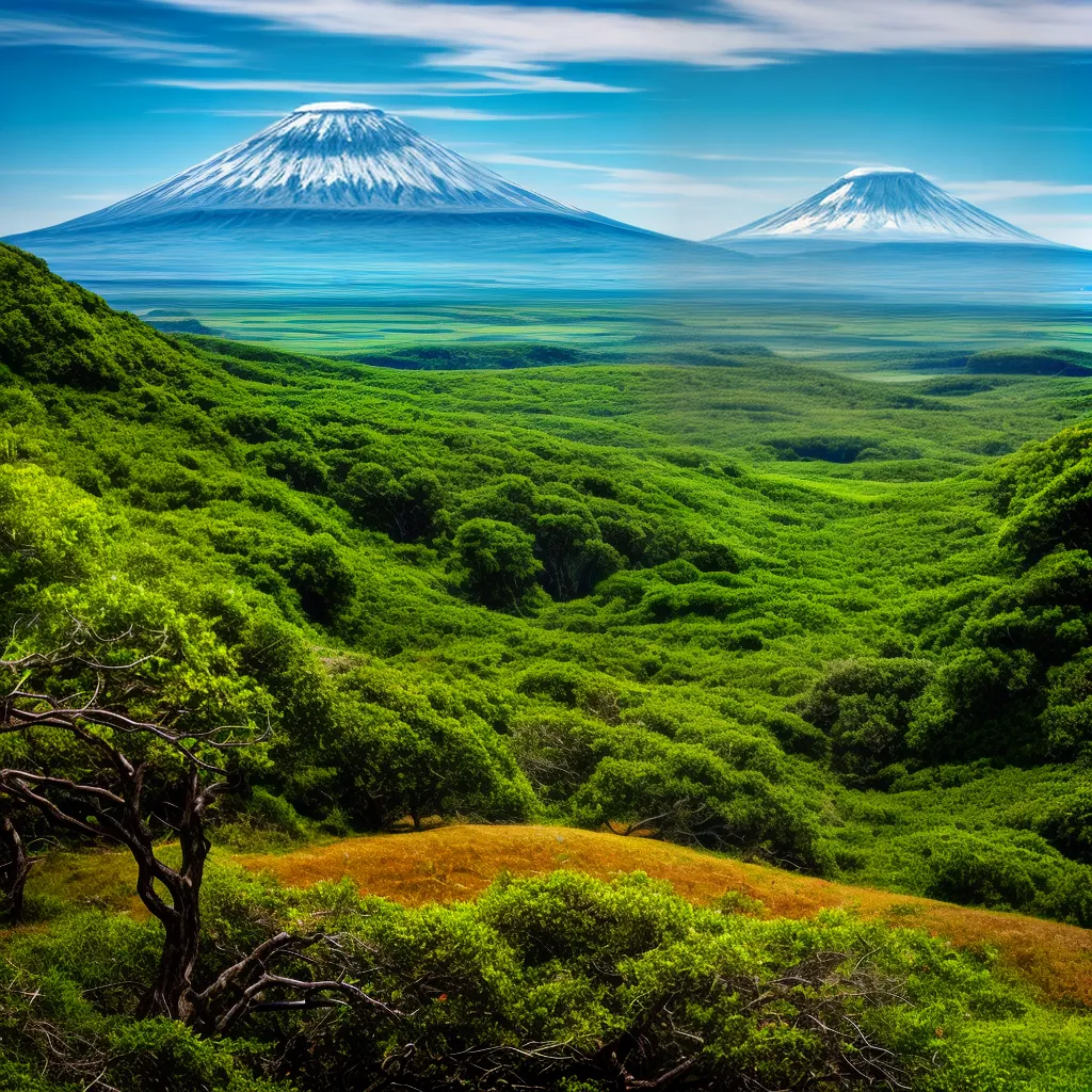 paisagem prehistorica vulcoes dinossauro