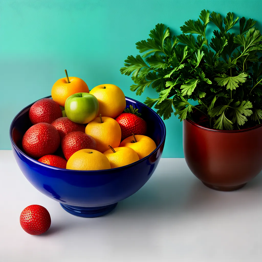 pintura frutas legumes cozinha moderna 1