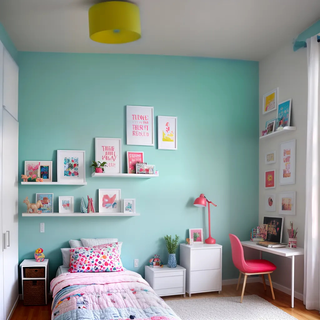 quarto infantil colorido decoracao DIY 3