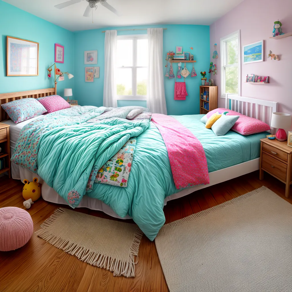 quarto infantil colorido decoracao diy 4