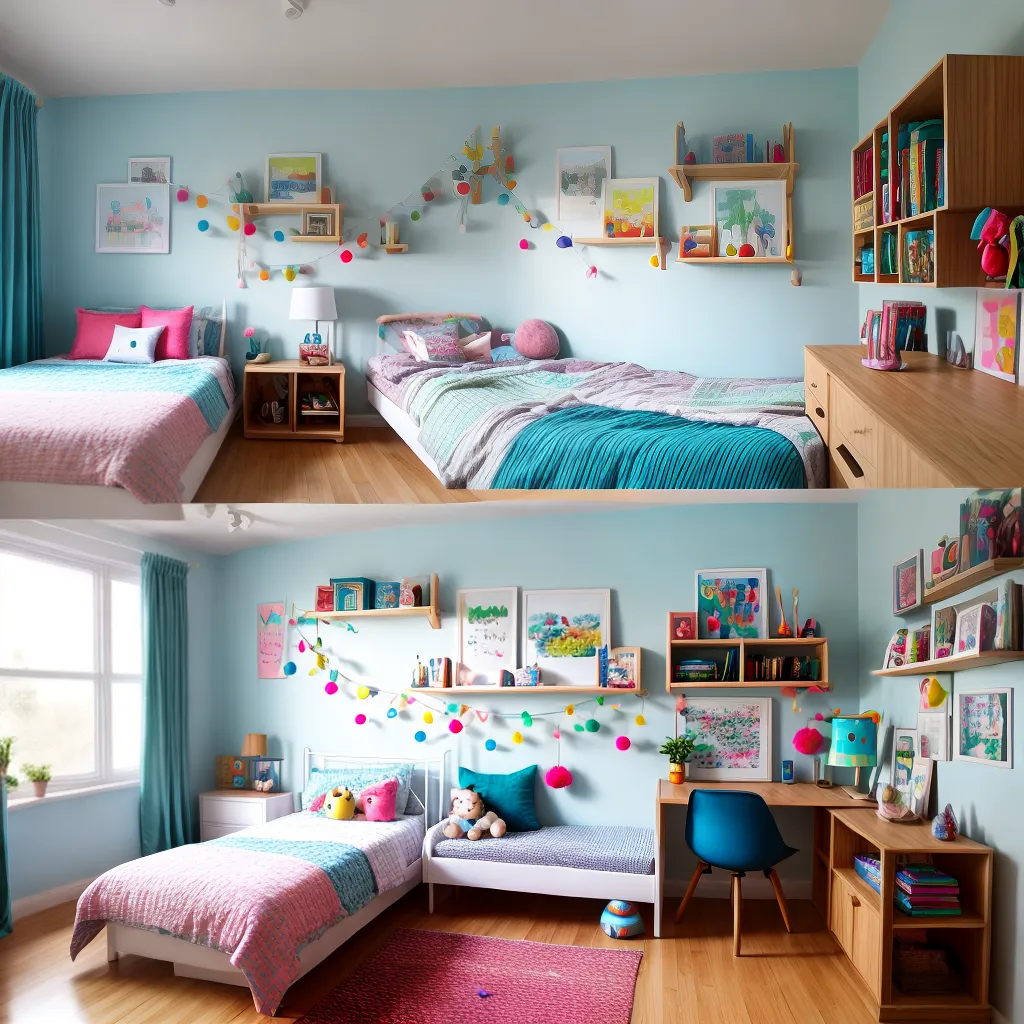 quarto infantil colorido decoracao diy 7