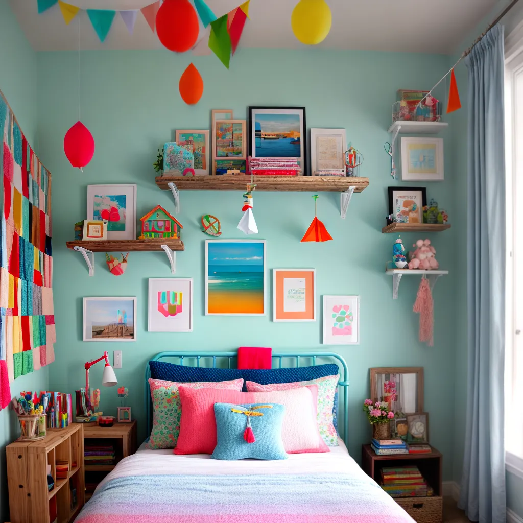 quarto infantil colorido decoracao diy 8