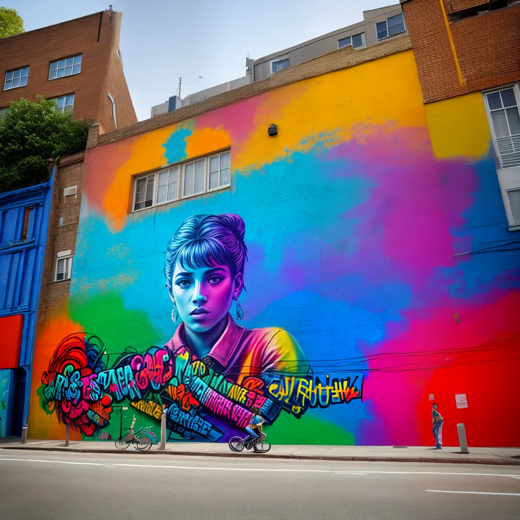 mural urbano colorido graffiti criatividade mural urbano colorido graffiti criatividade