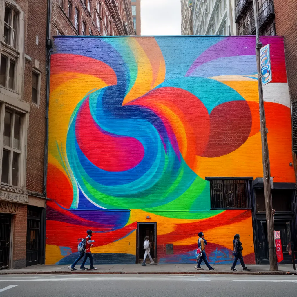 arte urbana mural colorido cidade arte urbana mural colorido cidade