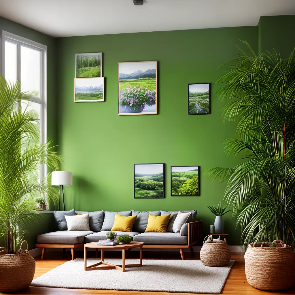 sala natureza arte decoracao