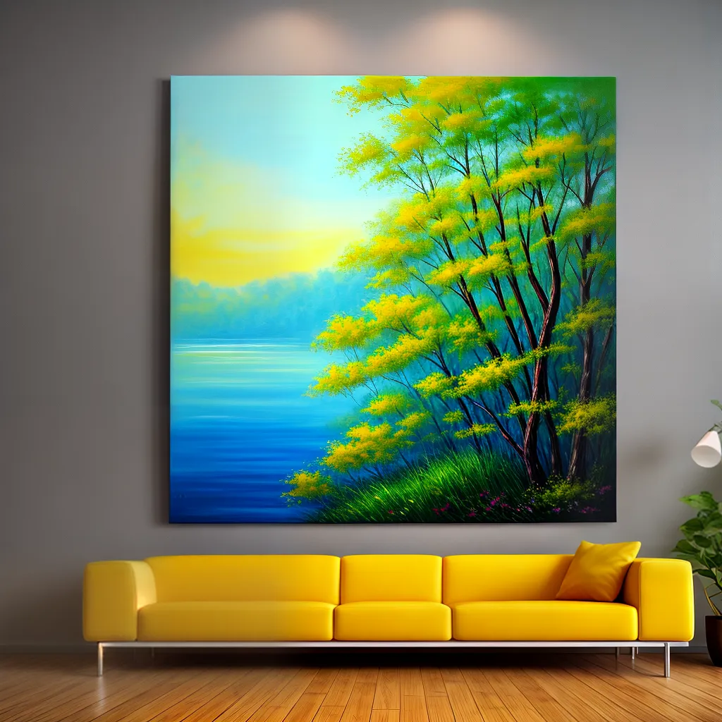 pintura colorida paisagem serena consultorio pintura colorida paisagem serena consultorio