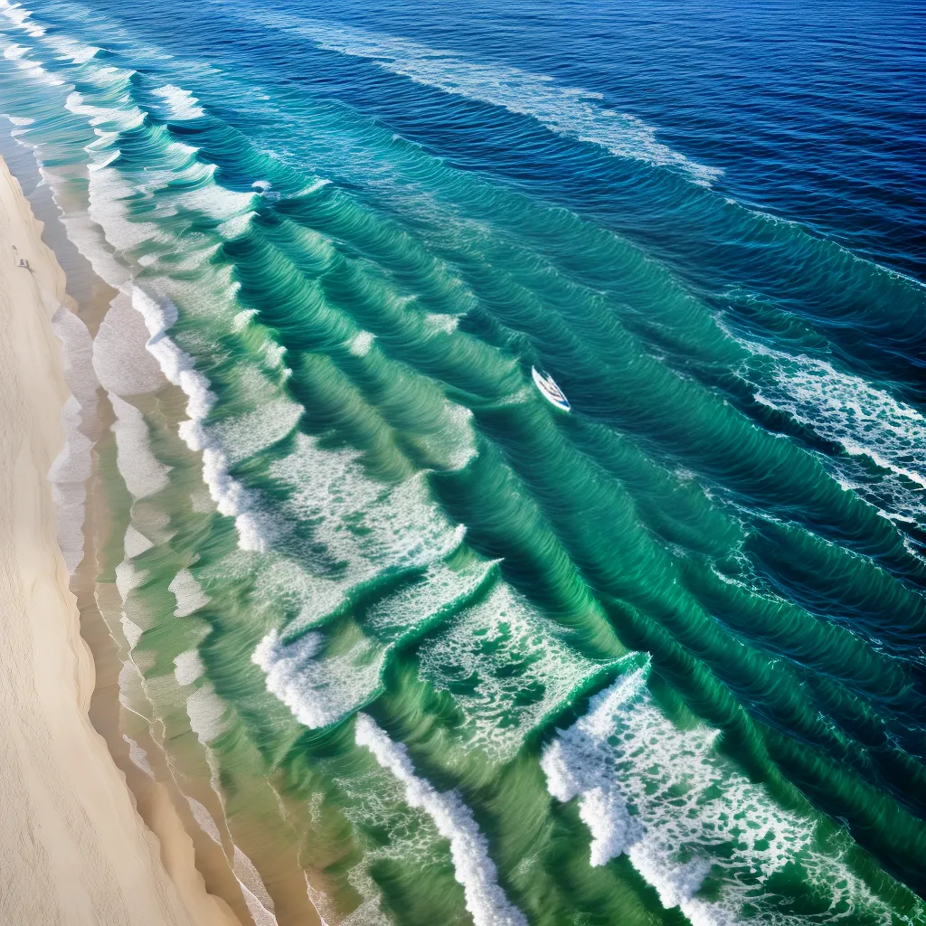 praia turquesa surf veleiro sol