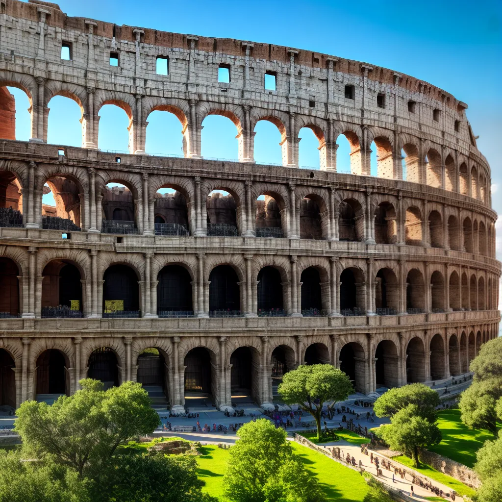 papel de parede coliseu romano 1