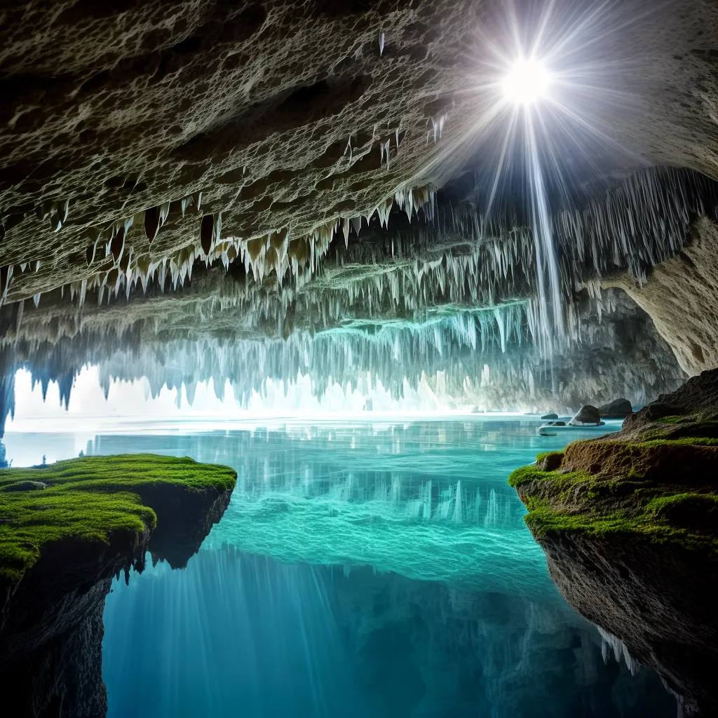 caverna estalactites estalagmites lago subterraneo caverna estalactites estalagmites lago subterraneo
