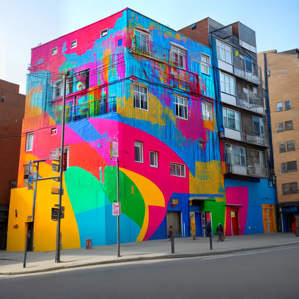 mural colorido arte urbana mural colorido arte urbana