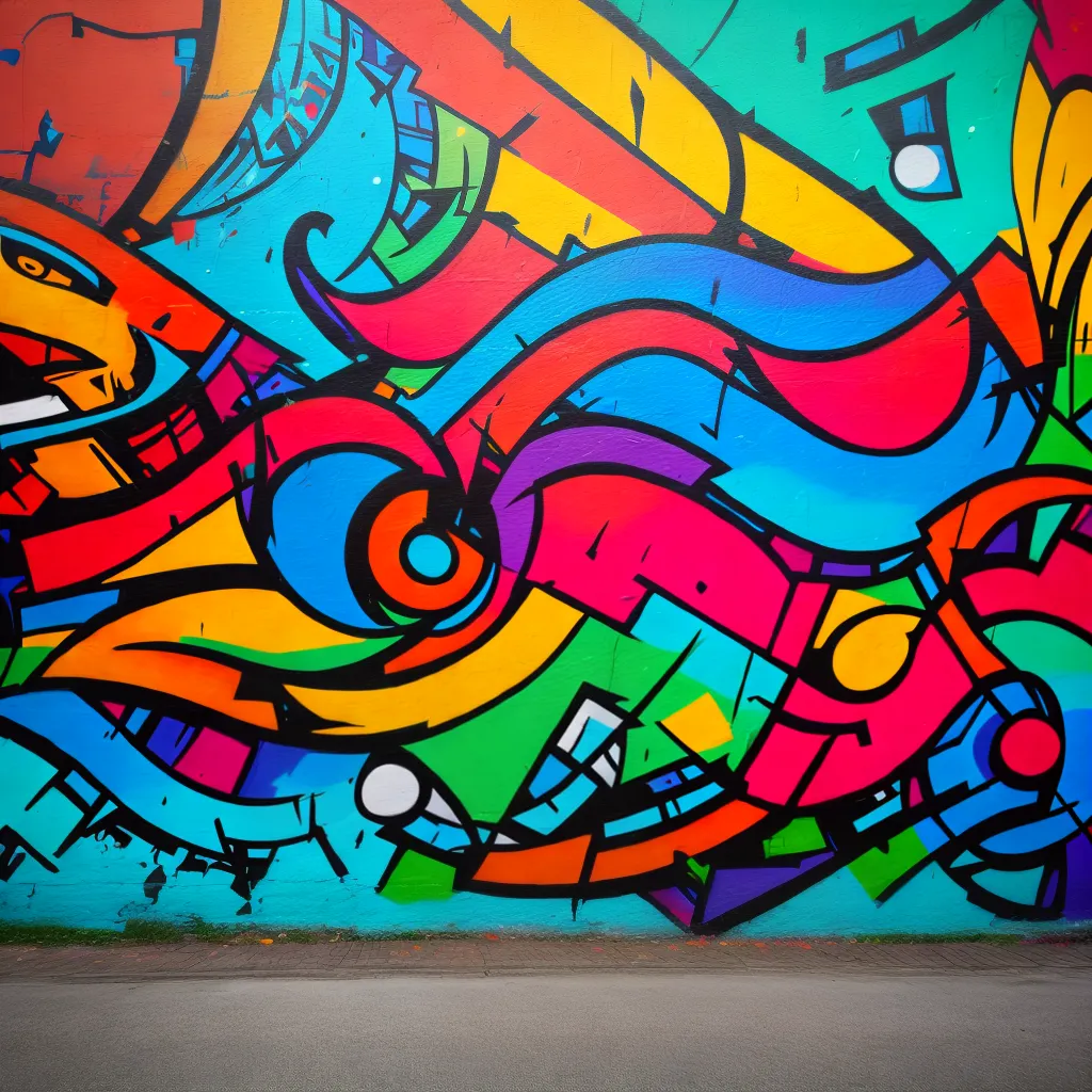 mural grafite colorido cidade natureza mural grafite colorido cidade natureza
