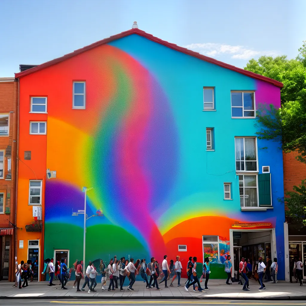 mural diversidade harmonia arte