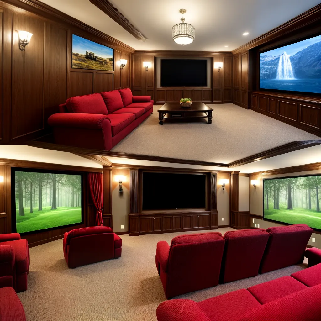 cinema arte decoracao ambiente aconchegante