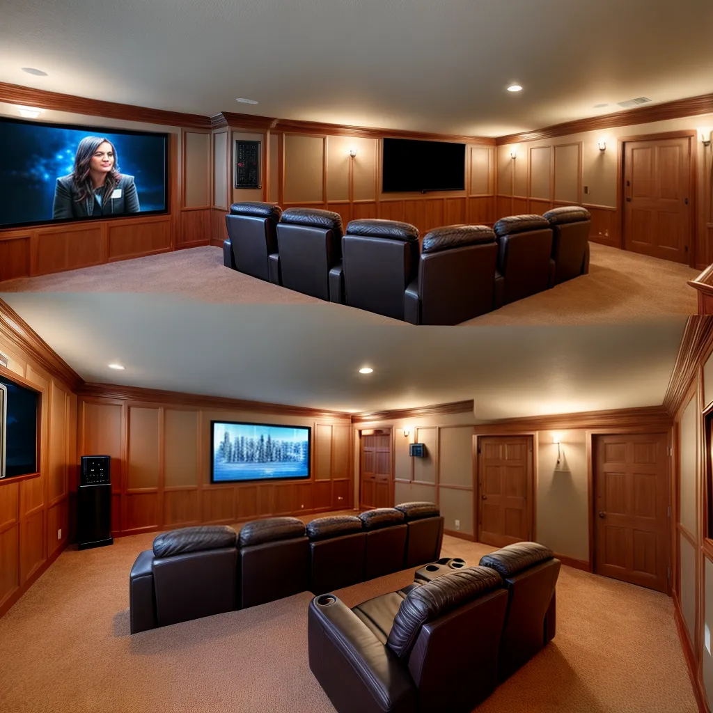 sala cinema casa conforto