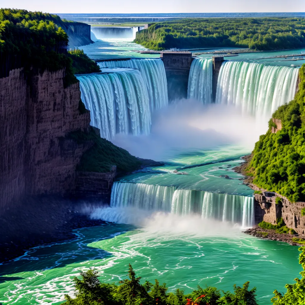 cachoeira niagara beleza natureza papeldeparede