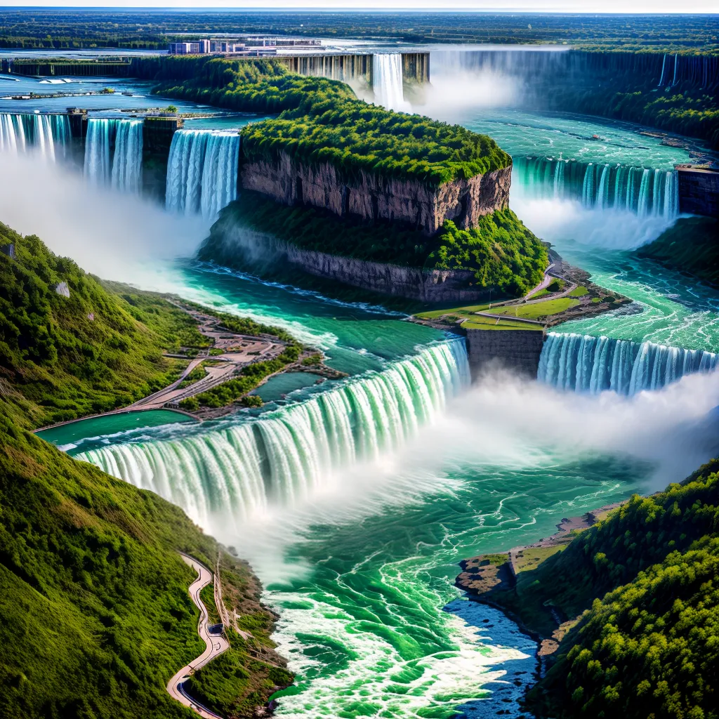 cachoeira niagara paisagem espetacular
